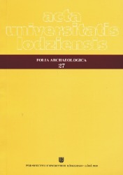 Acta Universitatis Lodziensis. Folia Archeologica 27