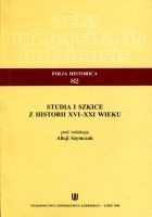 Acta Universitatis Lodziensis. Folia historica 82