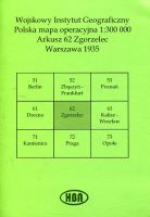 Arkusz 62 Zgorzelec Polska mapa operacyjna 1:300 000