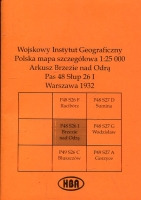 Arkusz Brzezie nad Odrą Pas 48 Słup 26 I Polska mapa szczegółowa 1:25000