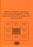 Arkusz Chwałowice Pas 48 Słup 27 H Polska mapa szczegółowa 1:25000