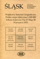 Arkusz Katowice Pas 47 Słup 28 Polska mapa taktyczna 1:100000 ŚLĄSK