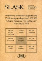 Arkusz Krzepice Pas 45 Słup 27 Polska mapa taktyczna 1:100000 ŚLĄSK