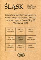 Arkusz Legnica Pas 44 Słup 22 Polska mapa taktyczna 1:100000 ŚLĄSK