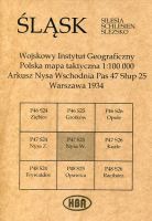 Arkusz Nysa Wschodnia Pas 47 Słup 25 Polska mapa taktyczna 1:100000 ŚLĄSK