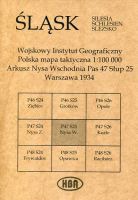 Arkusz Nysa Wschodnia Pas 47 Słup 25 Polska mapa taktyczna 1:100000 ŚLĄSK