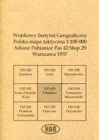 Arkusz Pabianice Pas 42 Słup 29 Polska mapa taktyczna 1:100000