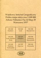 Arkusz Pabianice Pas 42 Słup 29 Polska mapa taktyczna 1:100000