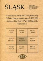 Arkusz Racibórz Pas 48 Słup 26 Polska mapa taktyczna 1:100000 ŚLĄSK