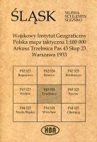 Arkusz Trzebnica Pas 43 Słup 23 Polska mapa taktyczna 1:100000 ŚLĄSK