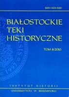 Białostockie Teki Historyczne tom 8