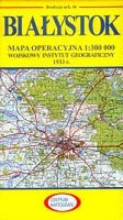 Białystok Reprint arkusza mapy operacyjnej WIG z 1933 r.
