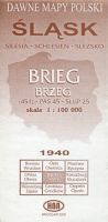 Brzeg Brieg mapa 