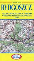 Bydgoszcz Reprint arkusza mapy operacyjnej WIG z 1936 r.