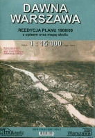 Dawna Warszawa skala 1:15 000