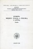 Europa między Italią a Polską i Litwą