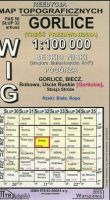 Gorlice - mapa WIG skala 1:100 000