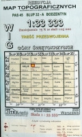 Góry Świętokrzyskie - wydanie turystyczne mapa WIG, skala 1 :33 333