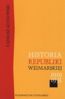 Historia Republiki Weimarskiej 1919-1933