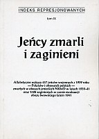 Jeńcy zmarli i zaginieni
