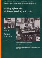 Katalog rękopisów Biblioteki Polskiej w Paryżu tom XV