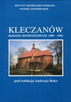 Kleczanów Badania rozpoznawcze 1989-1992