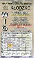 Kłodzko - mapa WIG skala 1:100 000