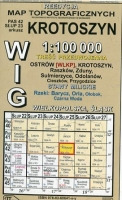 Krotoszyn  - mapa WIG w skali 1:100 000