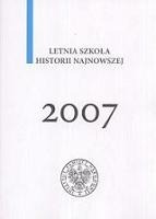 Letnia szkoła historii najnowszej 2007