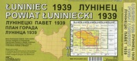Łuniniec 1939 mapa