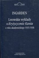 Lwowskie wykłady o Krytyzmie Kanta z roku akademickiego 1935/1936