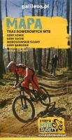 Mapa tras rowerowych MTB strefa Sudety 1:50 000