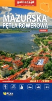 Mazurska pętla rowerowa - mapa 1:70 000