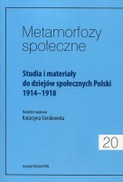 Metamorfozy społeczne, tom 20