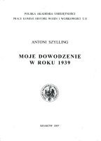 Moje dowodzenie w roku 1939