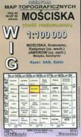 Mościska -  mapa WIG skala 1:100 000