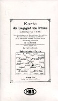Okolice Wrocławia 1880 Reprint (Karte der Umgegend von Breslau)