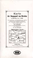 Okolice Wrocławia 1880 Reprint (Karte der Umgegend von Breslau)