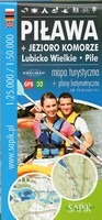 Piława + Jezioro Komorze mapa turystyczna + plany batymetryczne 1:25 000 / 1:50 000