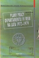 Plany pracy Departamentu IV MSW na lata 1972-1979