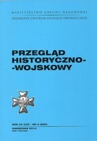 Przegląd historyczno-wojskowy rok XV (LVI) nr 4 (250)