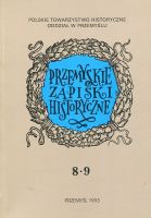 Przemyskie Zapiski Historyczne 8-9