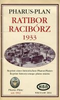 Ratibor Racibórz plan miasta z 1933 r.