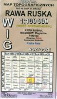 Rawa Ruska - mapa WIG skala 1:100 000