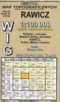 Rawicz - mapa WIG w skali 1:100 000