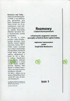 Rozmowy z byłymi kostrzynianami (o Kostrzynie, wygnaniu i nowym początku w Küstrin-Kietz i gdzie indziej), Tom 1.