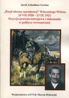 Rząd obrony narodowej Wincentego Witosa 24 VII 1920 - 13 IX 1921