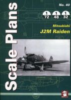 Scale Plans No. 40 Mitsubishi J2M Raiden 