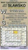 Sławsko - mapa WIG skala 1:100 000