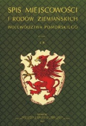 Spis miejscowości i rodów ziemiańskich województwa pomorskiego